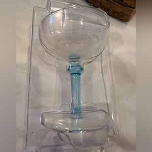 Vintage Bombay Sapphire Gin Martini Glasses